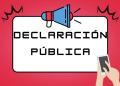 DECLARACIÓN PÚBLICA 15-01-2024